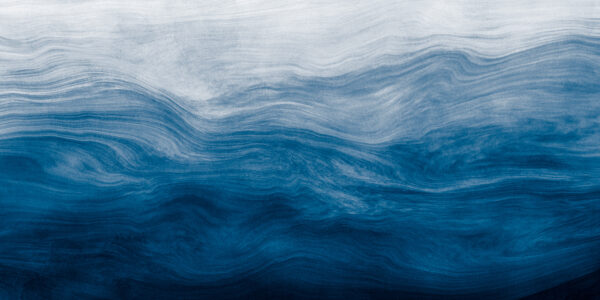 Een blauw met witte golven Een blauw met witte golven