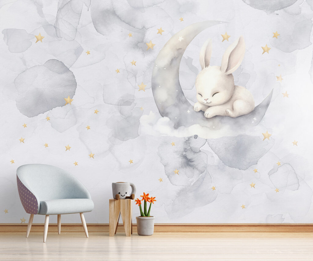 A rabbit on the moon A rabbit on the moon