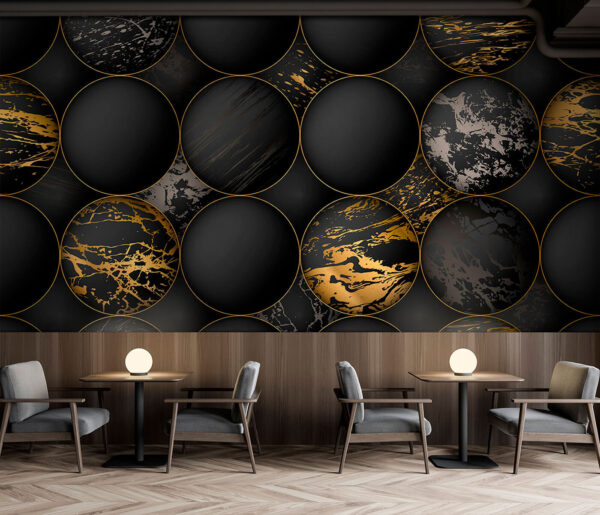 Elegante bollen met metallic spetters Elegante bollen met metallic spetters