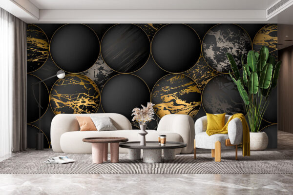 Elegante bollen met metallic spetters Elegante bollen met metallic spetters