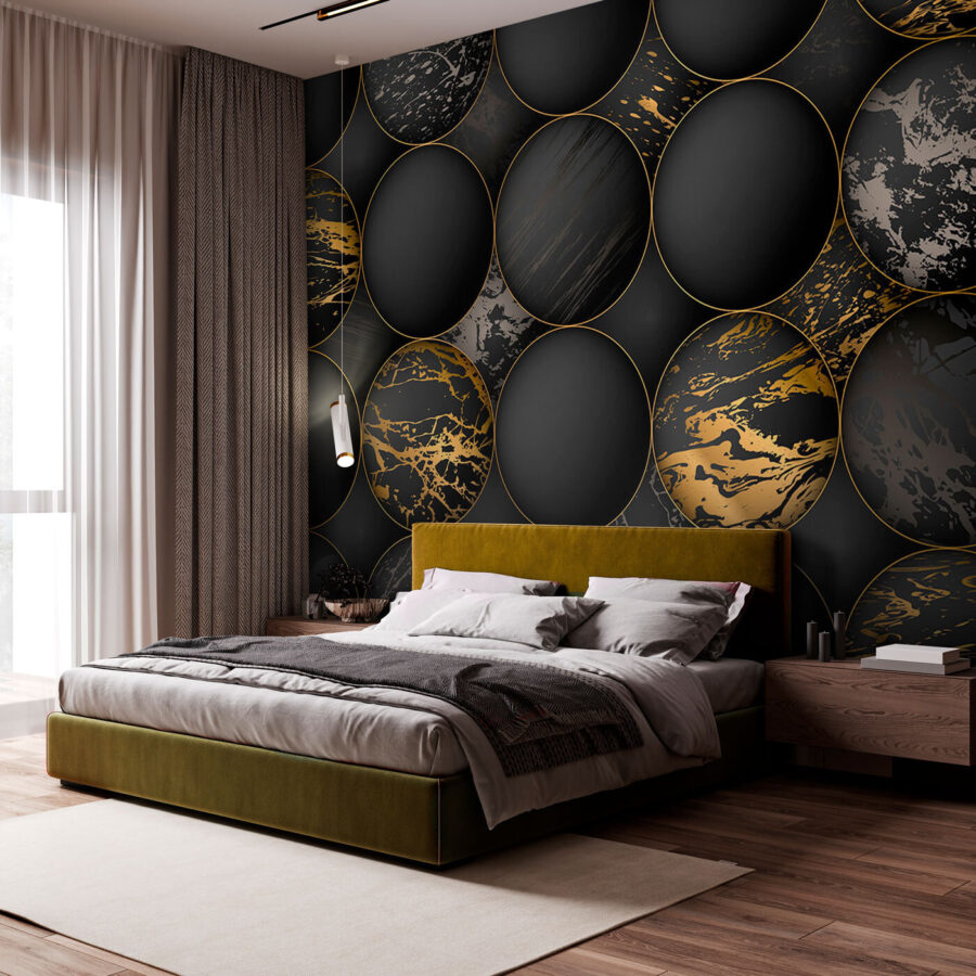 Elegante bollen met metallic spetters Elegante bollen met metallic spetters
