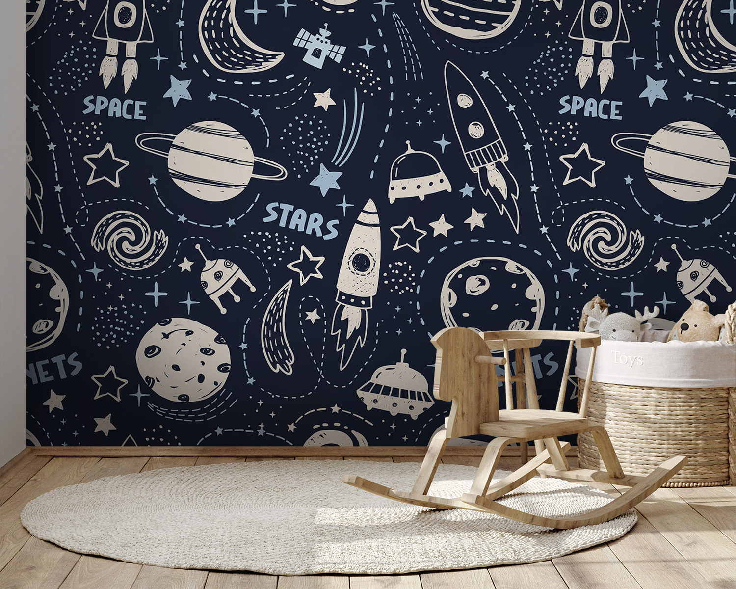 A pattern of planets and stars A pattern of planets and stars