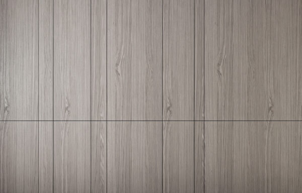 Een grijze houten lambrisering Een grijze houten lambrisering
