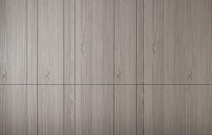 Fotobehang Een grijze houten lambrisering - Afbeelding 4