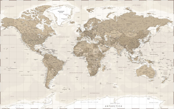 Een kaart van de wereld Een kaart van de wereld