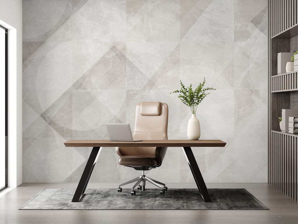 White and grey background