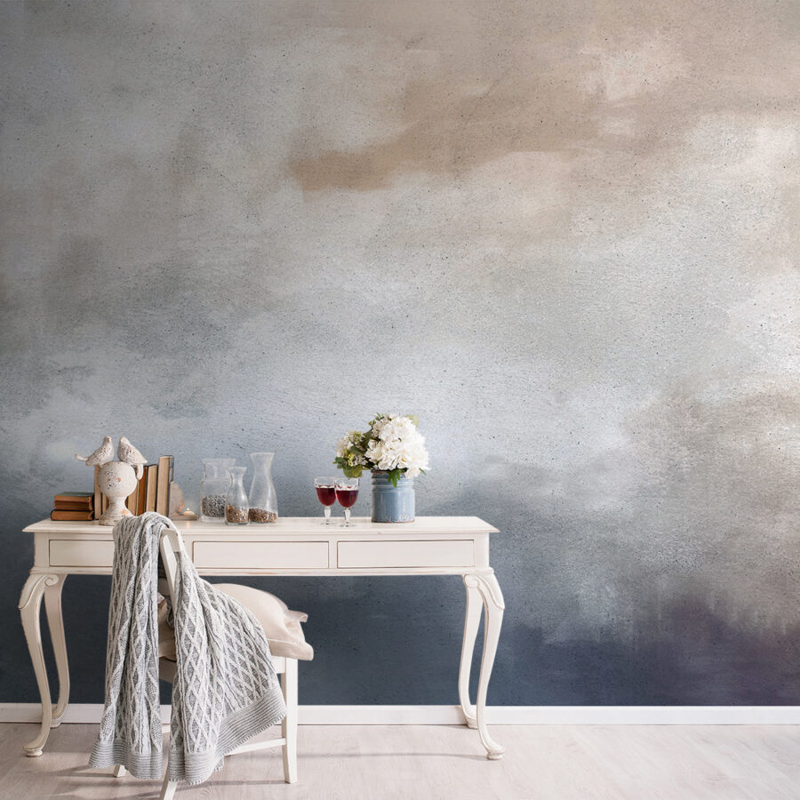 Witte en blauwe lucht