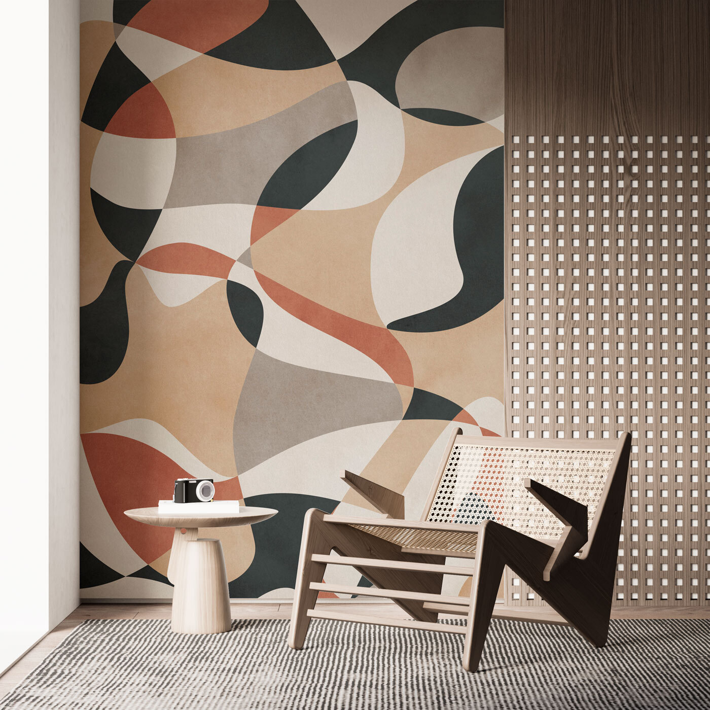 Pattern of colorful shapes Pattern of colorful shapes