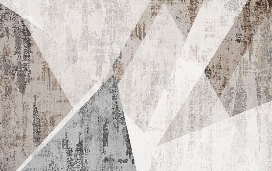 Abstracte geometrische textuur in neutrale tinten