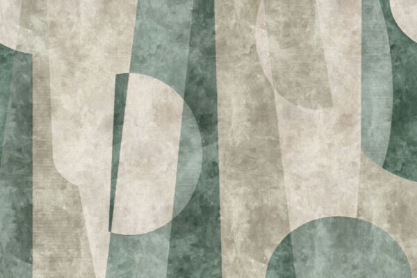 Abstracte vormen en gedempte kleuren vermengen zich. Abstracte vormen en gedempte kleuren vermengen zich.