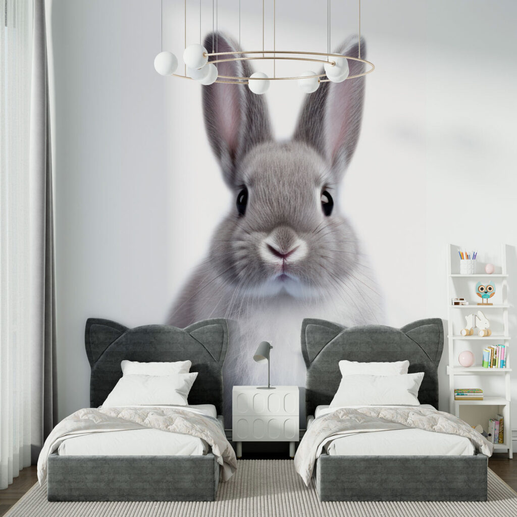 Cute rabbit with big expressive eyes Cute rabbit with big expressive eyes