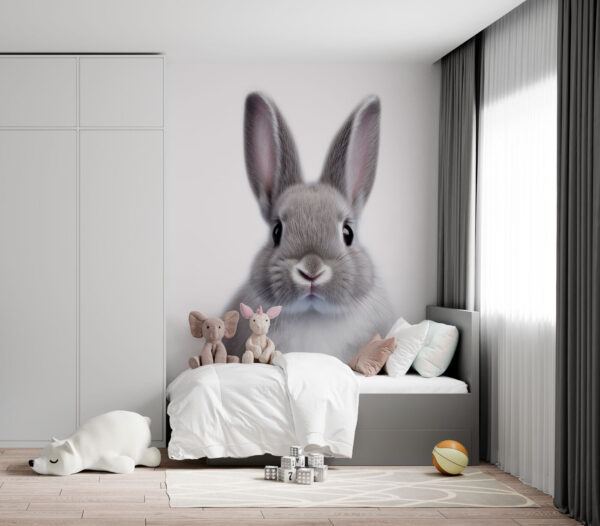 Schattig konijn met grote expressieve ogen. Schattig konijn met grote expressieve ogen.