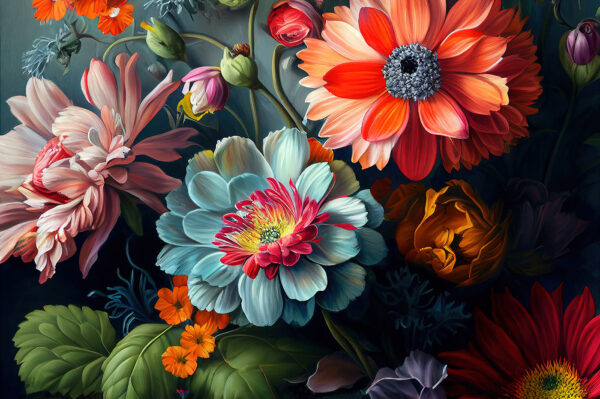 Levendige bloesems in prachtige kleuren Levendige bloesems in prachtige kleuren