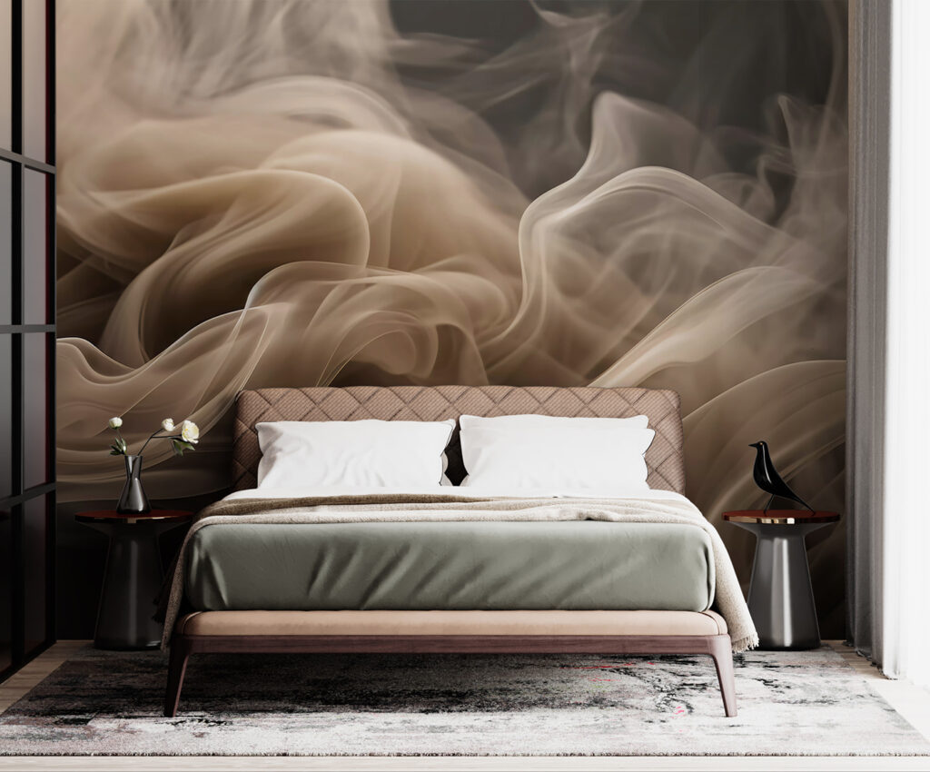 Flowing wisps of soft, muted hues Flowing wisps of soft, muted hues