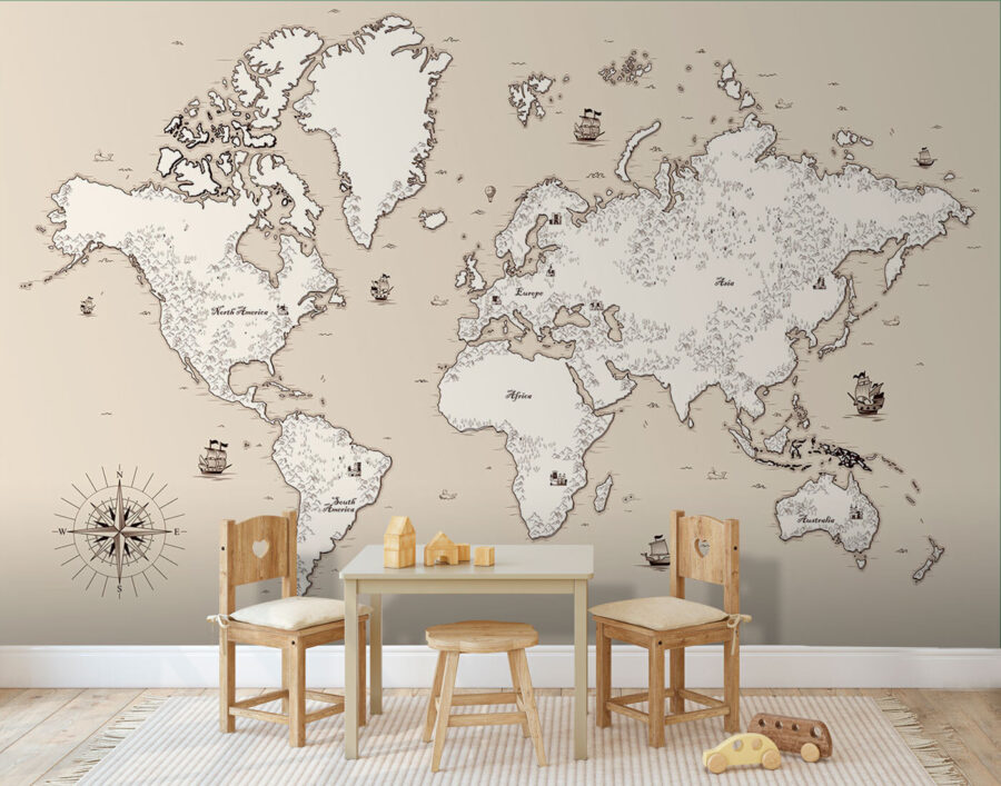 Kaart van de wereld Kaart van de wereld