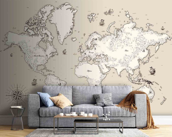 Kaart van de wereld Kaart van de wereld