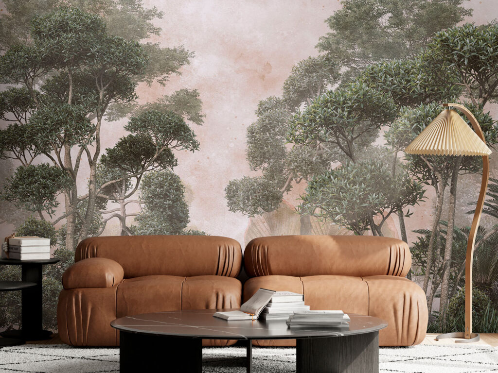 Group of trees and grass