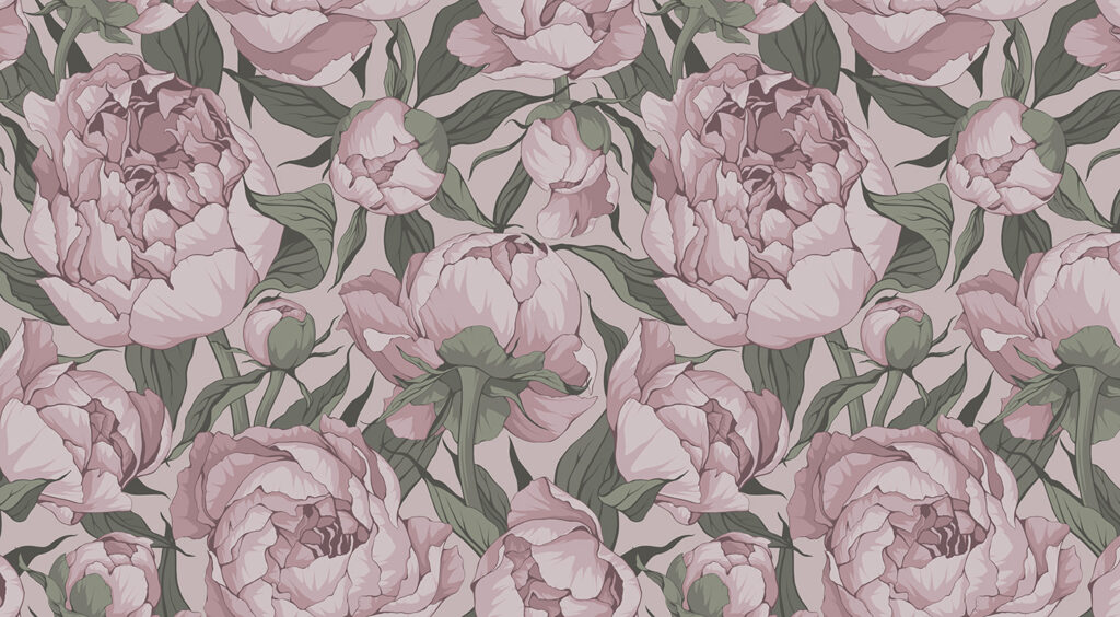 Patroon van roze bloemen Patroon van roze bloemen
