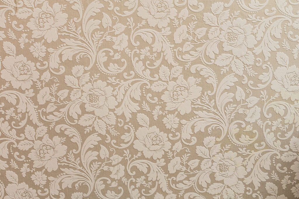 Elegant stofontwerp met bloemenpatroon Elegant stofontwerp met bloemenpatroon