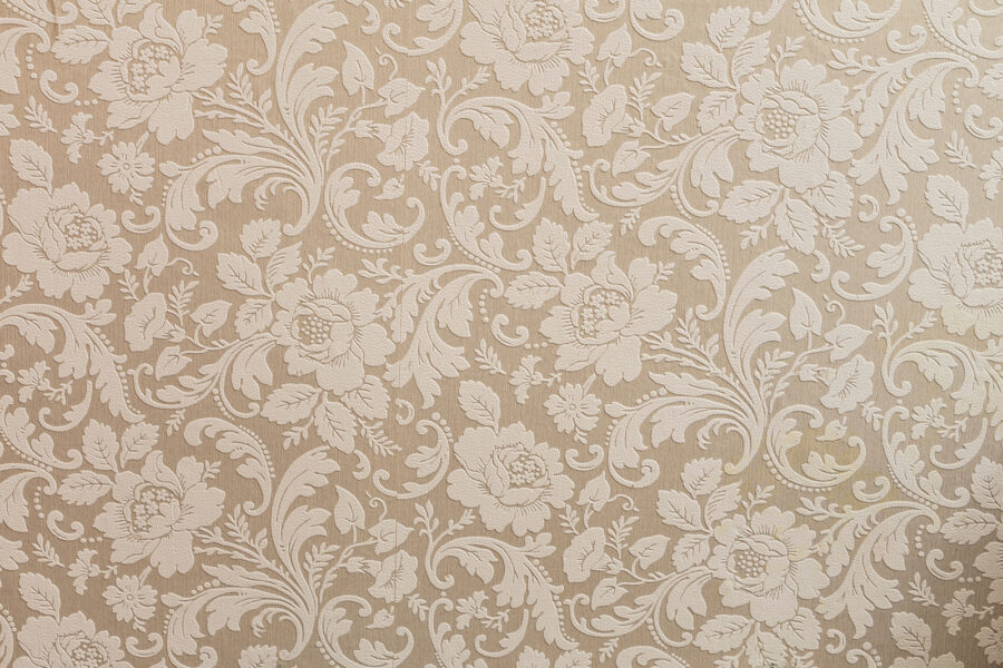 Elegant stofontwerp met bloemenpatroon
