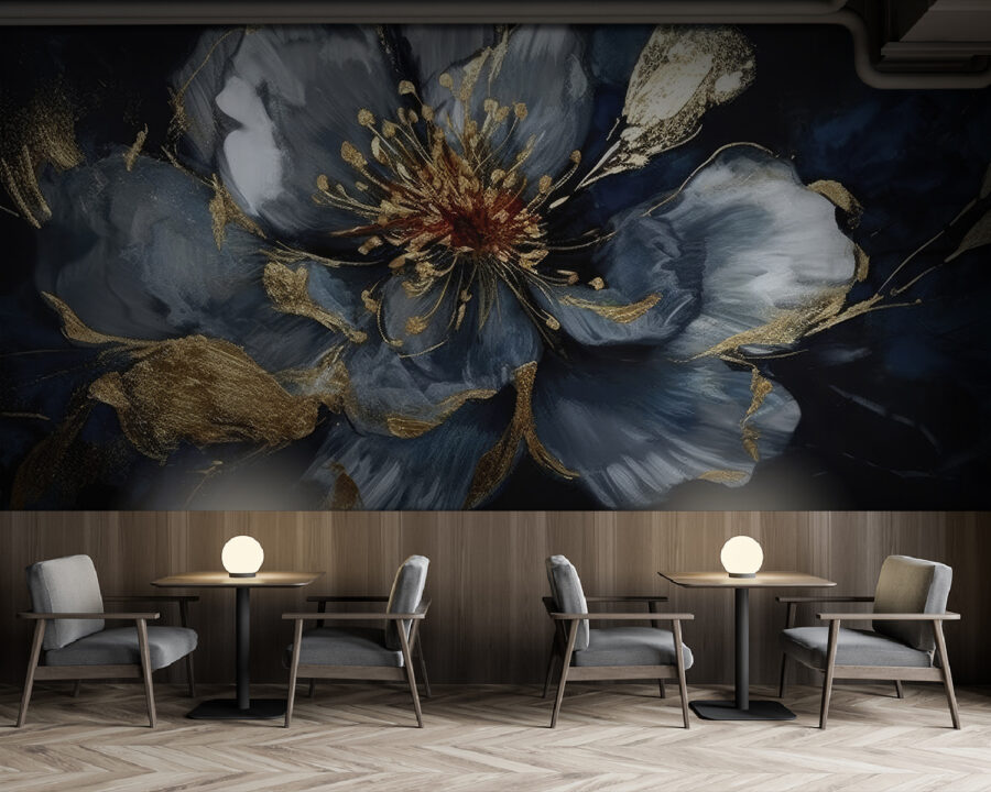 Schilderij van een bloem