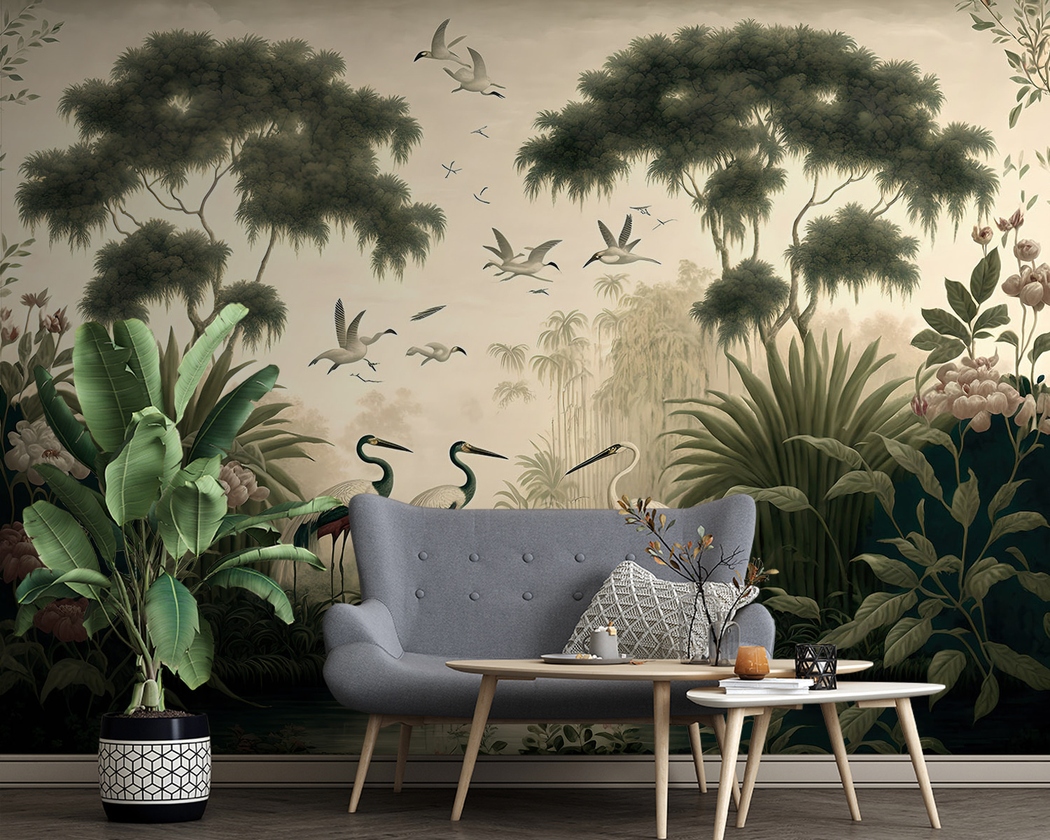 Vogels in een rivier u95653pig4m - Vogels in een rivier - tegory