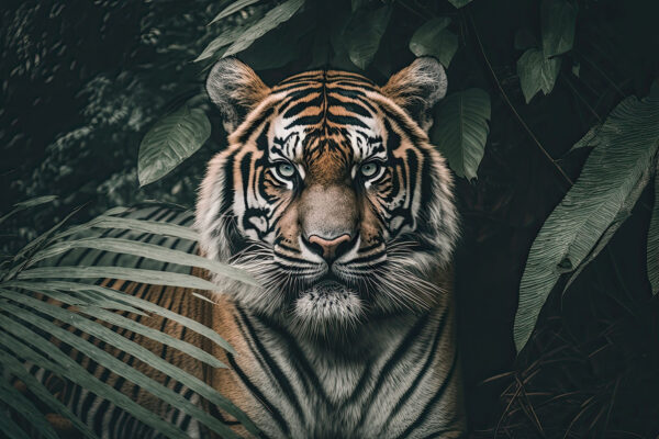 Tijger in de jungle Tijger in de jungle
