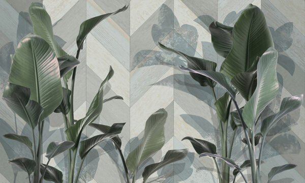 Plant met bladeren Plant met bladeren
