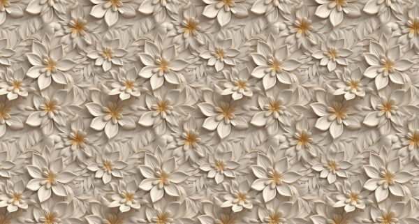 Behang met bloemen Behang met bloemen