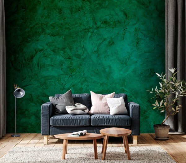 Groene muur met ruw oppervlak Groene muur met ruw oppervlak