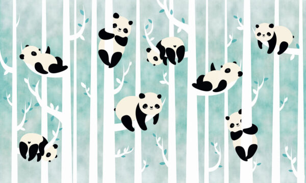 Panda's in een boom Panda's in een boom
