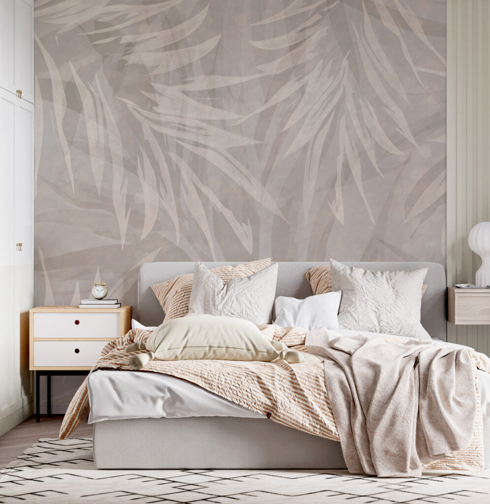 White and gray floral pattern White and gray floral pattern