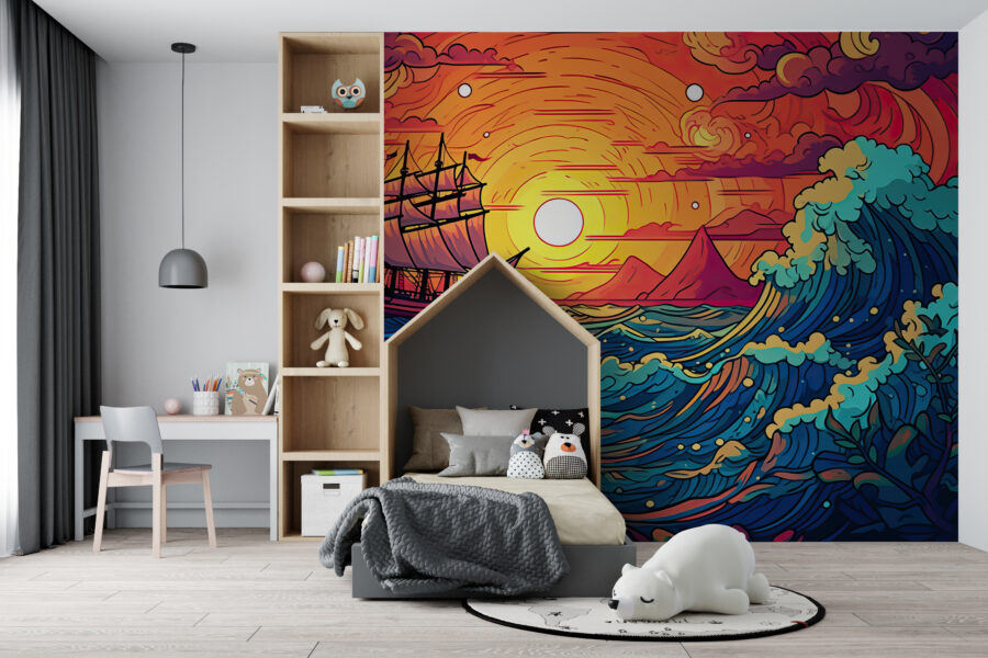 Schip in de oceaan