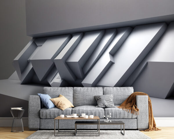 Witte muur met geometrische vormen u94692pig54 600x480 - Witte muur met geometrische vormen - tegory