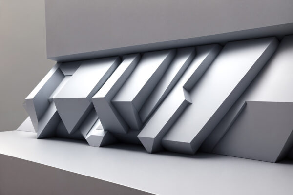 Witte muur met geometrische vormen u94692p 600x400 - Witte muur met geometrische vormen - tegory