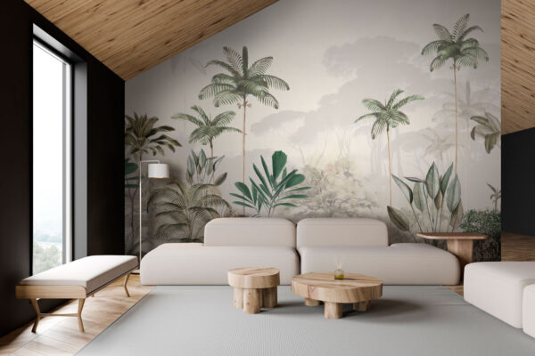 Behang met palmbomen Behang met palmbomen