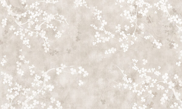 Witte bloemen op een beige achtergrond Witte bloemen op een beige achtergrond