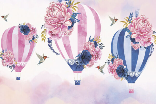 Groep heteluchtballonnen met bloemen u94452p 600x400 - Groep heteluchtballonnen met bloemen - tegory