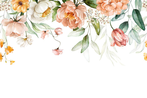 Blooming flowers in soft colors Blooming flowers in soft colors