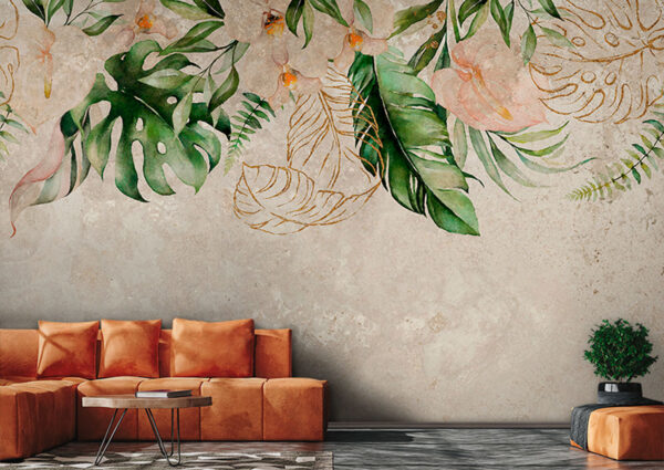Elegant botanisch ontwerp met zachte tinten. Elegant botanisch ontwerp met zachte tinten.