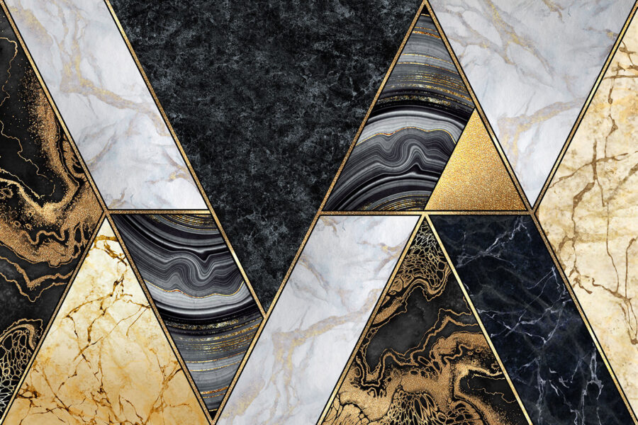 Elegant geometrisch abstract ontwerppatroon.