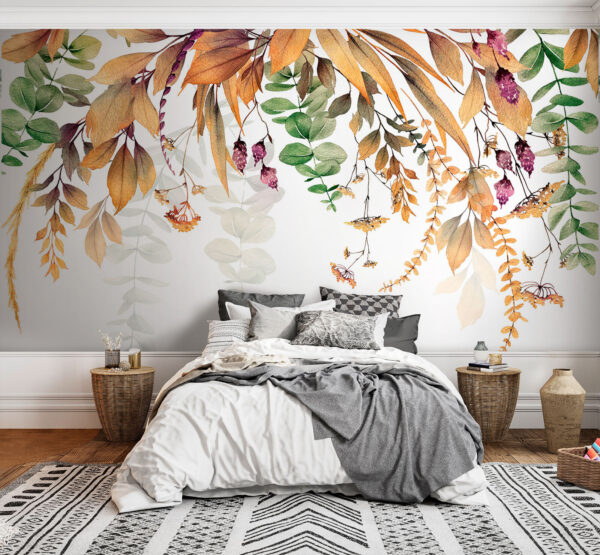 Botanische elegantie op een witte achtergrond. Botanische elegantie op een witte achtergrond.