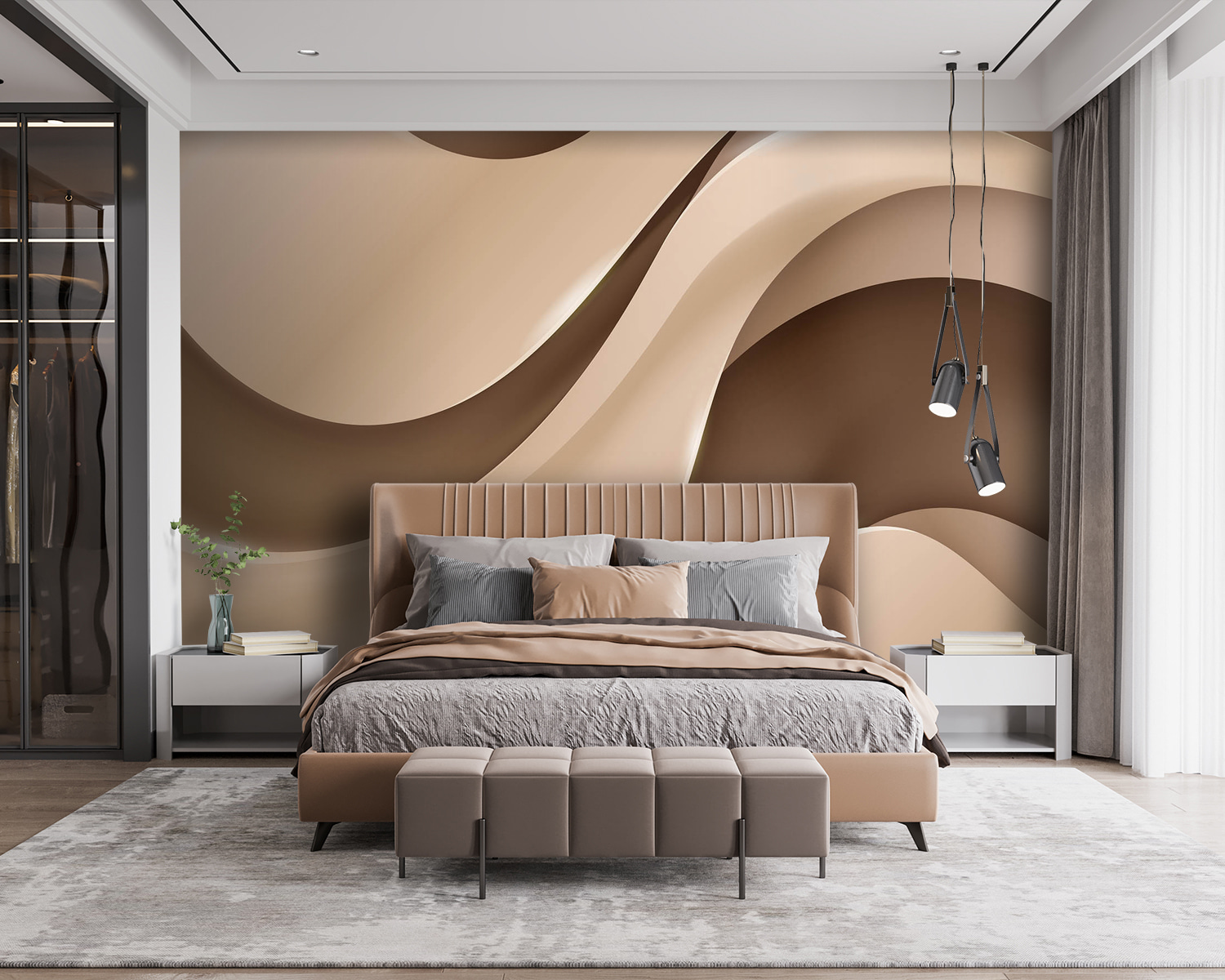 u94080pib115m - Elegante golven in zachte tinten - tegory