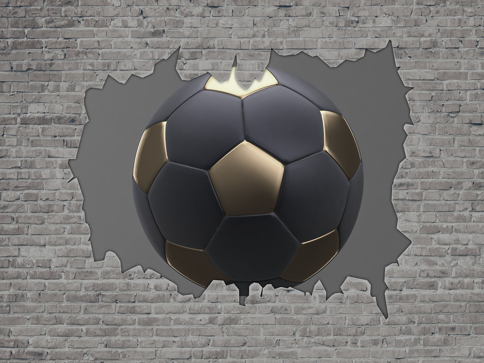Soccer Ball Crashes Through Wall Soccer Ball Crashes Through Wall