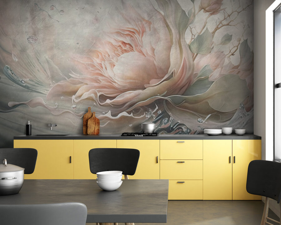 Schilderij van een bloem