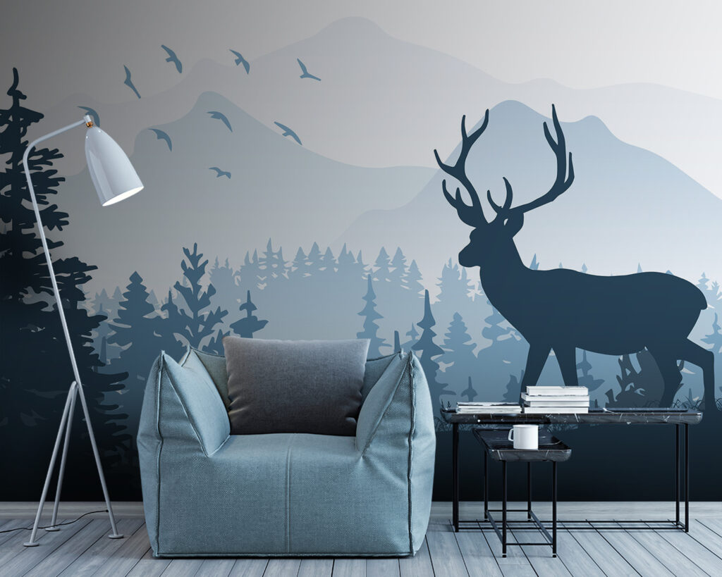 Deer in a forest Deer in a forest