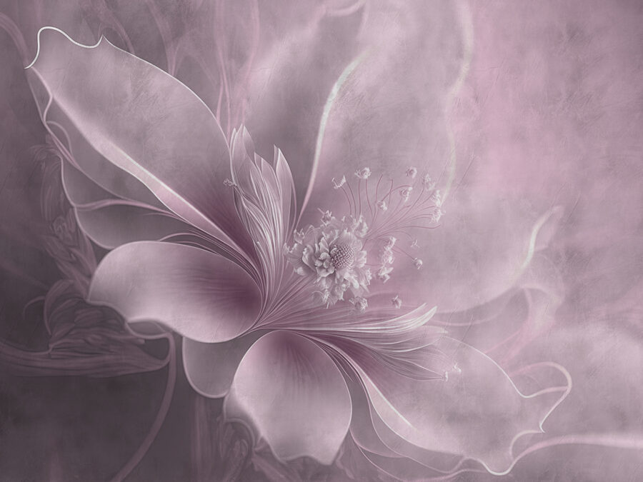 Delicate bloem in zachte pasteltinten. Delicate bloem in zachte pasteltinten.