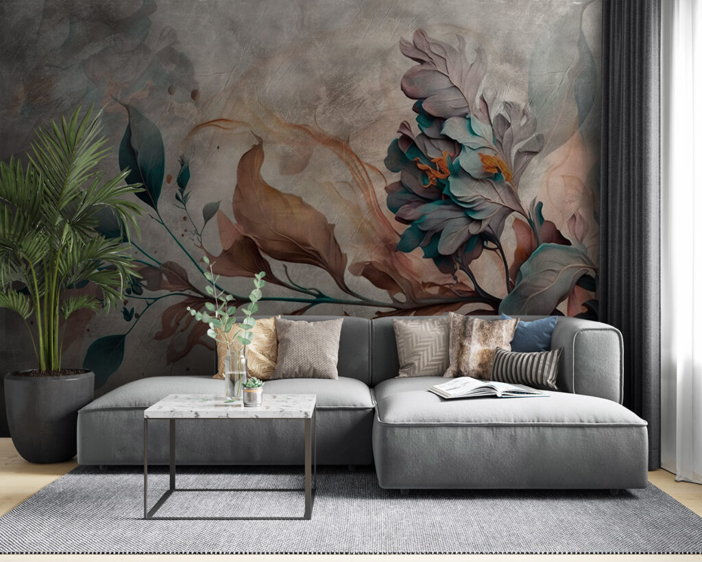 Painting of a flower Painting of a flower