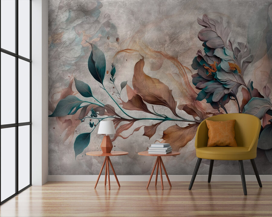 Schilderij van een bloem