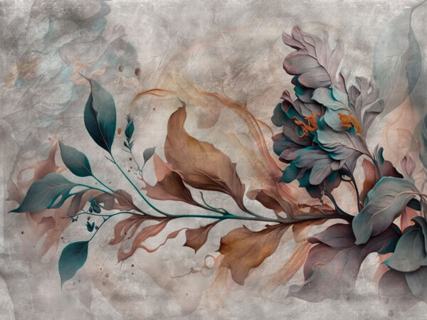Schilderij van een bloem Schilderij van een bloem